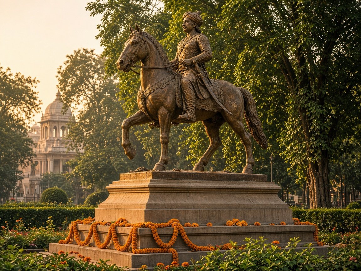 Maharaja statue
